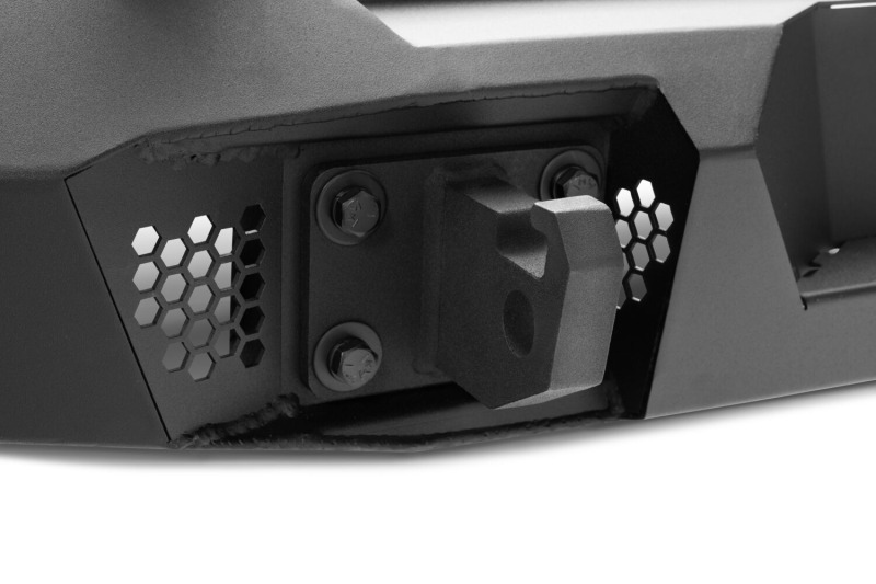 Jeep Wrangler JK Bumper - Rear - Go Rhino - Tralline Full Width - Textured Black - `07-`18
